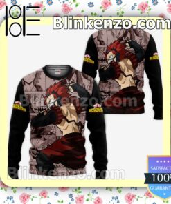 Eijirou Kirishima My Hero Academia Anime Manga Personalized T-shirt, Hoodie, Long Sleeve, Bomber Jacket a