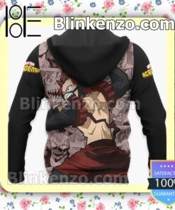 Eijirou Kirishima My Hero Academia Anime Manga Personalized T-shirt, Hoodie, Long Sleeve, Bomber Jacket x