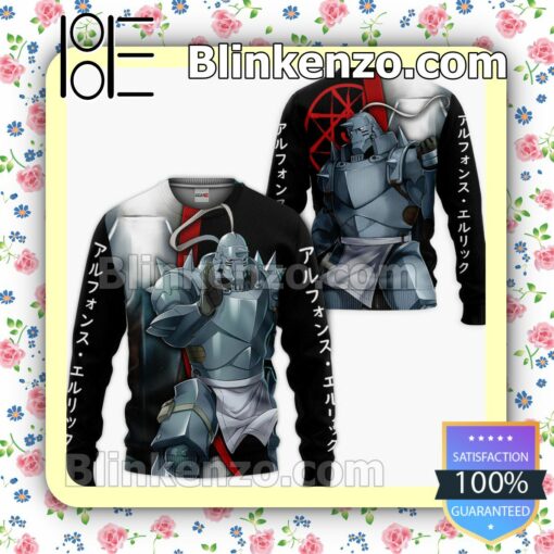 Elric Alphonse Fullmetal Alchemist Anime Personalized T-shirt, Hoodie, Long Sleeve, Bomber Jacket a