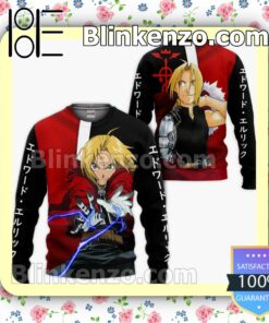 Elric Edward Fullmetal Alchemist Anime Personalized T-shirt, Hoodie, Long Sleeve, Bomber Jacket a