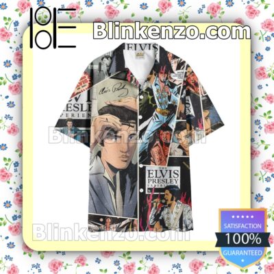 Elvis Presley Cartoon Summer Hawaiian Shirt