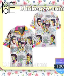 Elvis Presley Long Live The King Summer Hawaiian Shirt b