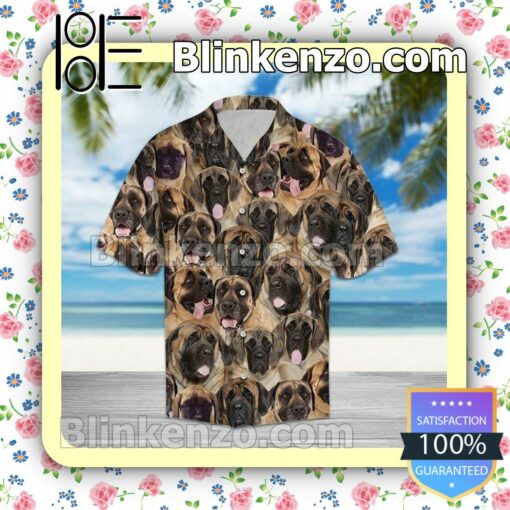English Mastiff Summer Vacation Summer Shirt
