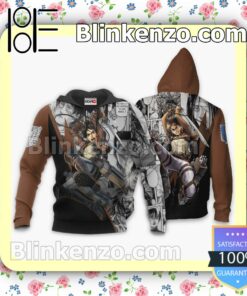 Eren Jaeger Attack On Titan Anime Manga Personalized T-shirt, Hoodie, Long Sleeve, Bomber Jacket b