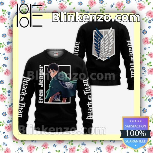 Eren Jaeger Attack On Titan Anime Personalized T-shirt, Hoodie, Long Sleeve, Bomber Jacket a