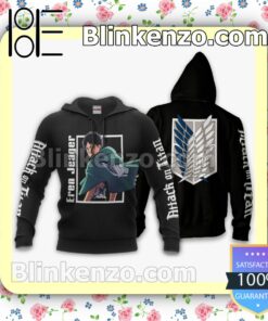 Eren Jaeger Attack On Titan Anime Personalized T-shirt, Hoodie, Long Sleeve, Bomber Jacket b