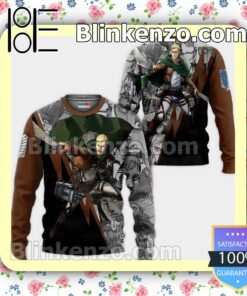 Erwin Smith Attack On Titan Anime Manga Personalized T-shirt, Hoodie, Long Sleeve, Bomber Jacket a