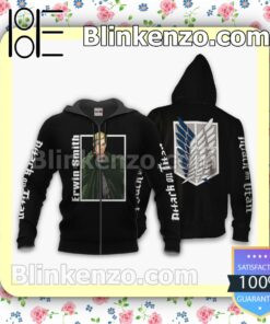 Erwin Smith Attack On Titan Anime Personalized T-shirt, Hoodie, Long Sleeve, Bomber Jacket