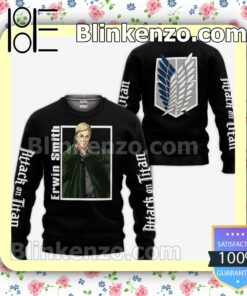 Erwin Smith Attack On Titan Anime Personalized T-shirt, Hoodie, Long Sleeve, Bomber Jacket a