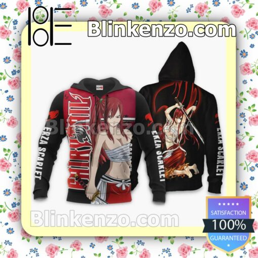 Erza Scarlet Fairy Tail Anime Personalized T-shirt, Hoodie, Long Sleeve, Bomber Jacket b