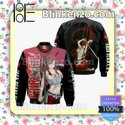 Erza Scarlet Fairy Tail Anime Personalized T-shirt, Hoodie, Long Sleeve, Bomber Jacket c