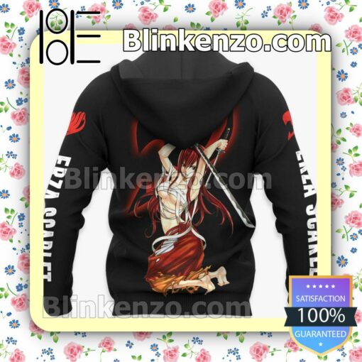 Erza Scarlet Fairy Tail Anime Personalized T-shirt, Hoodie, Long Sleeve, Bomber Jacket x