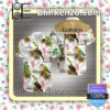 Ets 1759 Guinness Parrot Hibiscus White Summer Shirts