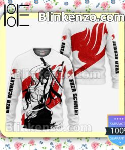 Fairy Tail Erza Scarlet Silhouette Anime Personalized T-shirt, Hoodie, Long Sleeve, Bomber Jacket a