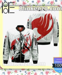 Fairy Tail Erza Scarlet Silhouette Anime Personalized T-shirt, Hoodie, Long Sleeve, Bomber Jacket c