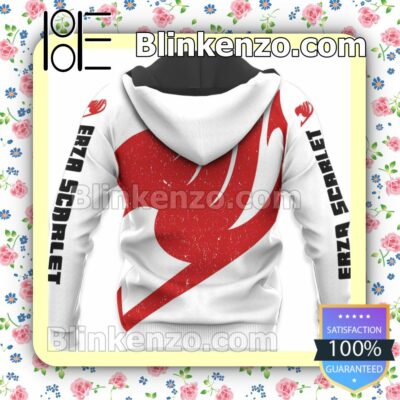 Fairy Tail Erza Scarlet Silhouette Anime Personalized T-shirt, Hoodie, Long Sleeve, Bomber Jacket x