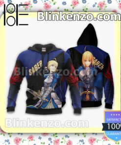 Fate Stay Night Saber Custom Anime Personalized T-shirt, Hoodie, Long Sleeve, Bomber Jacket b