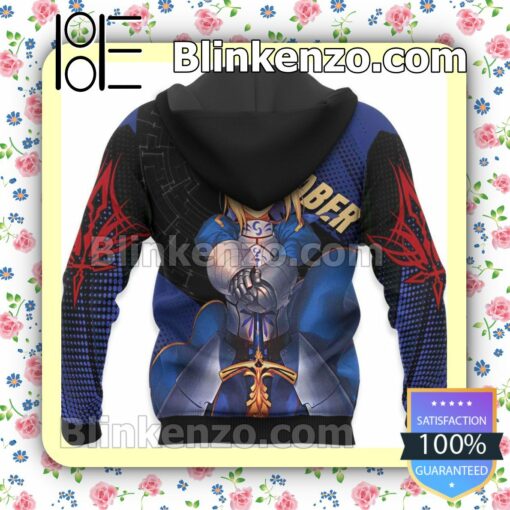 Fate Stay Night Saber Custom Anime Personalized T-shirt, Hoodie, Long Sleeve, Bomber Jacket x