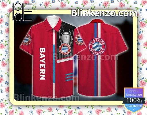 Fc Bayern Munich Red Summer Shirt