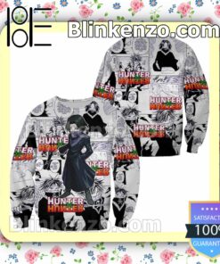 Feitan Hunter x Hunter Anime Merch Manga Style Personalized T-shirt, Hoodie, Long Sleeve, Bomber Jacket a