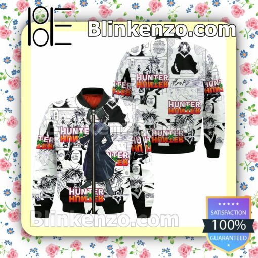 Feitan Hunter x Hunter Anime Merch Manga Style Personalized T-shirt, Hoodie, Long Sleeve, Bomber Jacket x