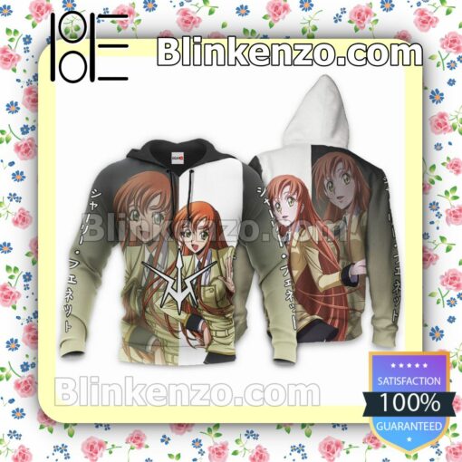 Fenette Shirley Code Geass Anime Personalized T-shirt, Hoodie, Long Sleeve, Bomber Jacket b