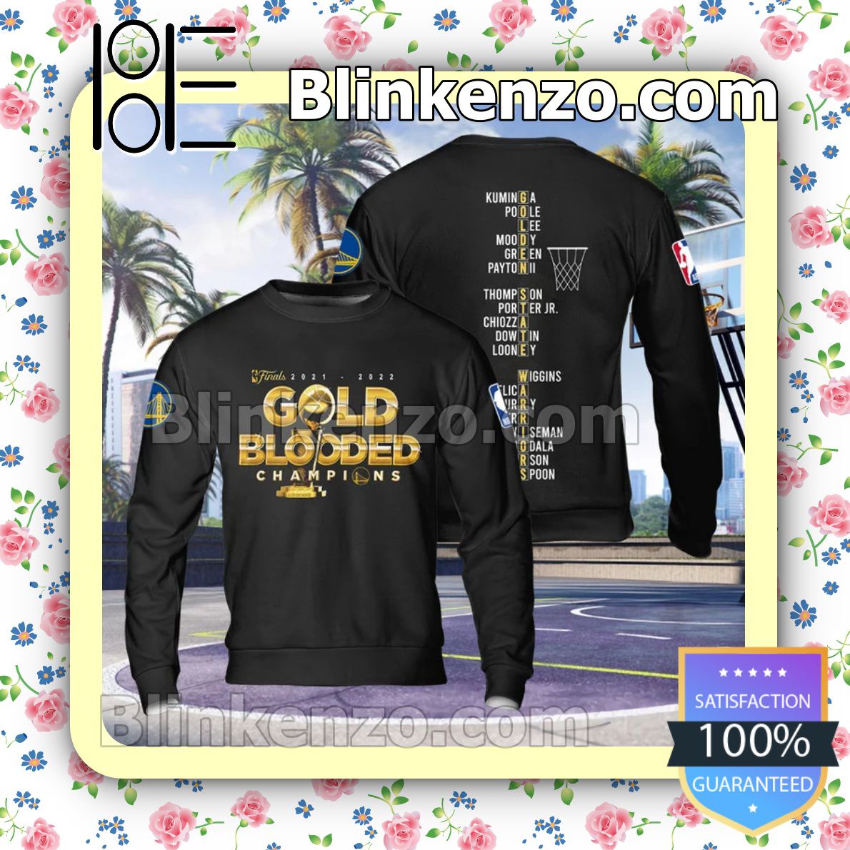 eBay Finals 2021-2022 Gold Blooded Champions Hoodies, Long Sleeve Shirt