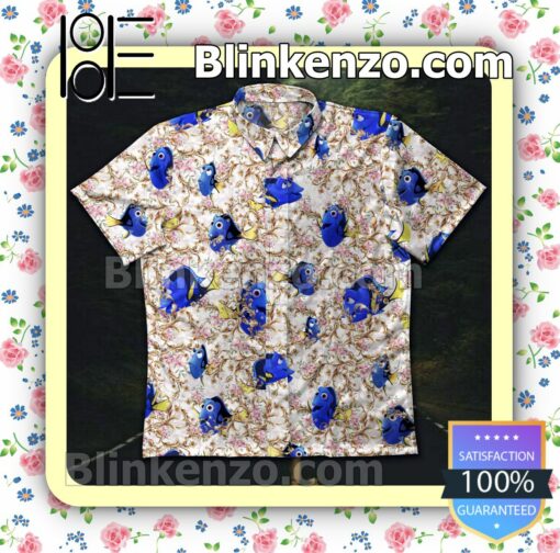 Finding Dory Flower Pattern Summer Shirts