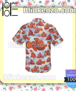 Finding Nemo Marlin Disney Cartoon Graphics Summer Hawaiian Shirt b