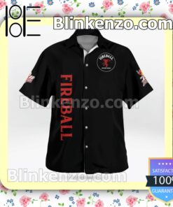 Fireball Black Summer Hawaiian Shirt a