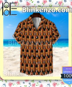 Fireball Whisky Bottle Seamless Unisex Summer Hawaiian Shirt