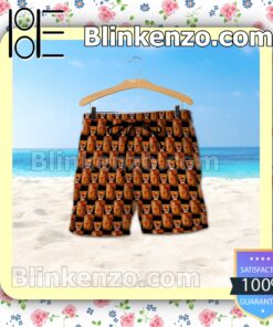 Fireball Whisky Bottle Seamless Unisex Summer Hawaiian Shirt b