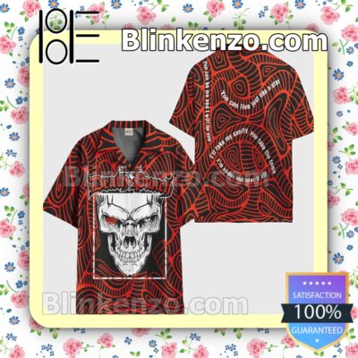 Five Finger Death Punch Skull Summer Hawaiian Shirt b