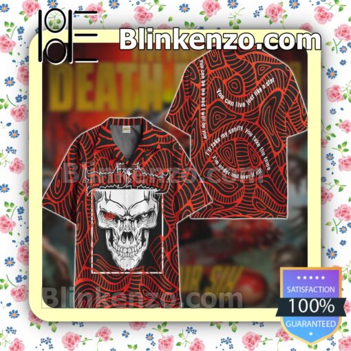 Five Finger Death Punch Skull Summer Hawaiian Shirt c