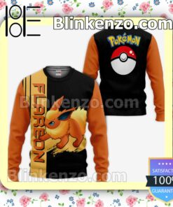 Flareon Pokemon Anime Personalized T-shirt, Hoodie, Long Sleeve, Bomber Jacket a