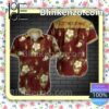 Fleetwood Mac Yellow Tropical Floral Red Summer Shirts