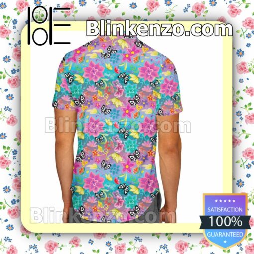Floral Encanto's Mirabel Disney Cartoon Graphics Inspired Summer Hawaiian Shirt, Mens Shorts a