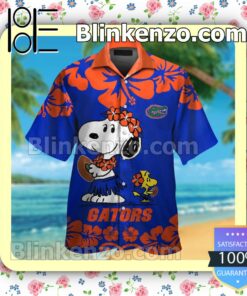 Florida Gators & Snoopy Mens Shirt, Swim Trunk