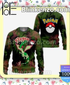 Flygon Pokemon Anime Tie Dye Style Personalized T-shirt, Hoodie, Long Sleeve, Bomber Jacket a