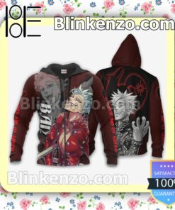 Fox's Sin of Greed Ban Anime Seven Deadly Sins Personalized T-shirt, Hoodie, Long Sleeve, Bomber Jacket