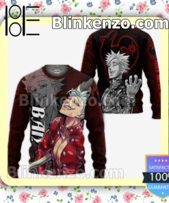 Fox's Sin of Greed Ban Anime Seven Deadly Sins Personalized T-shirt, Hoodie, Long Sleeve, Bomber Jacket a