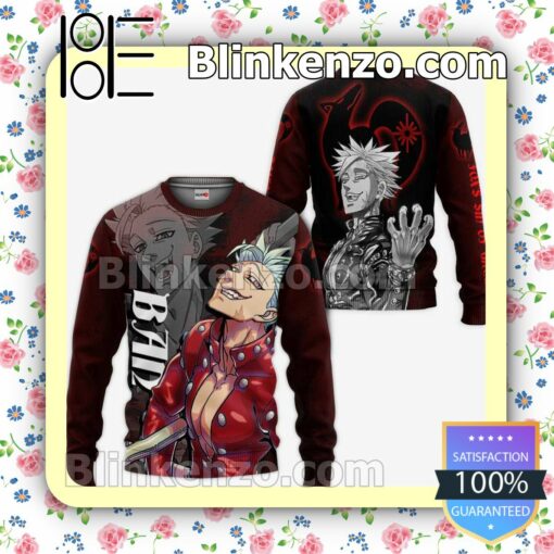 Fox's Sin of Greed Ban Anime Seven Deadly Sins Personalized T-shirt, Hoodie, Long Sleeve, Bomber Jacket a