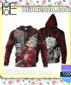 Fox's Sin of Greed Ban Anime Seven Deadly Sins Personalized T-shirt, Hoodie, Long Sleeve, Bomber Jacket b