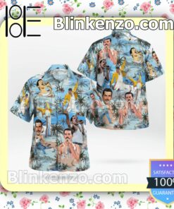 Freddie Mercury On The Beach Summer Shirts
