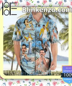 Freddie Mercury On The Beach Summer Shirts b