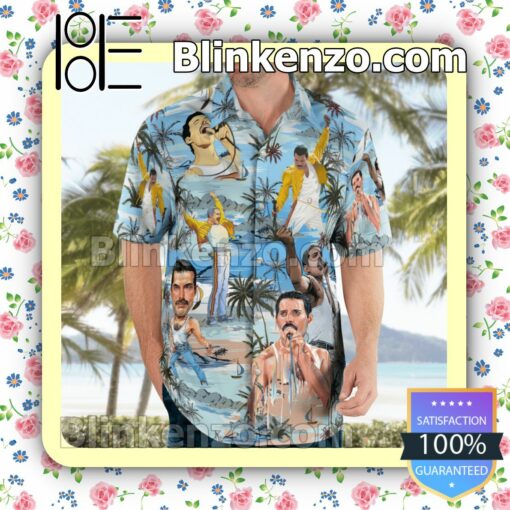 Freddie Mercury On The Beach Summer Shirts b