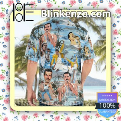 Freddie Mercury On The Beach Summer Shirts c