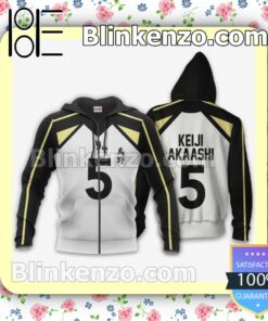 Fukurodani Keiji Akaashi Uniform Num 5 Haikyuu Anime Personalized T-shirt, Hoodie, Long Sleeve, Bomber Jacket