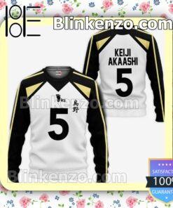 Fukurodani Keiji Akaashi Uniform Num 5 Haikyuu Anime Personalized T-shirt, Hoodie, Long Sleeve, Bomber Jacket a