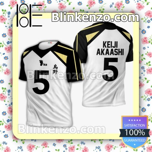 Fukurodani Keiji Akaashi Uniform Num 5 Haikyuu Anime Personalized T-shirt, Hoodie, Long Sleeve, Bomber Jacket b